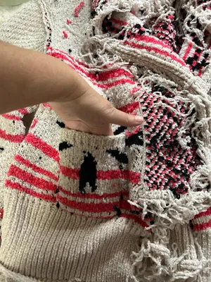 POL Distressed Cardigan thumbnail 8