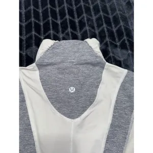 Lululemon Women's Define Pullover Jacket White 1/2 Zip Thumbhole Luon Sz 6 thumbnail 7