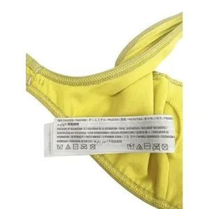 Hollister Swim Yellow Ribbed Bralette Bikini Top‎ Size Medium thumbnail 4