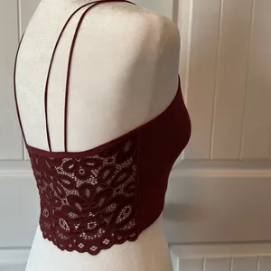 Hollister Lace Red Strappy Bralette thumbnail 5