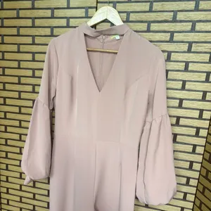 Gianni Bini Pale Pink Jumpsuit Size Medium‎ thumbnail 4