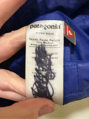 Patagonia Womens Hooded Nano Puff Jacket Royal Blue Size XS thumbnail 5