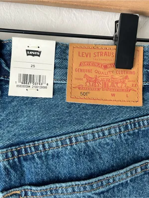 Levi’s 501 mid thigh jeans shorts NEW 25 thumbnail 7