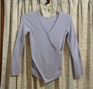 Lululemon Wrap It Back Sweater - Faint Lavender  thumbnail 1