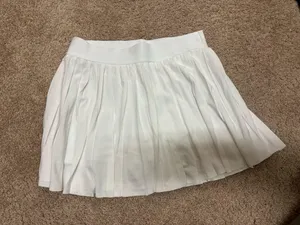 White Alo Yoga Pleated Tennis Skirt thumbnail 2