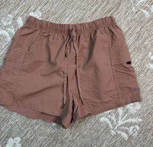 Brand 8 Rust Shorts with Elastic Waist and Drawstring Brown thumbnail 1