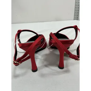 Womans New A New Day Rose Mary Slip On Stiletto Dress Shoes Size 9 Red thumbnail 4