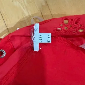 Princess Polly flowerfields corset top red thumbnail 4