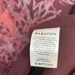 Babaton Burgundy‎ Floral Tank Top Size XXS thumbnail 7