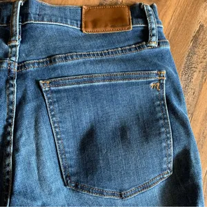 Madewell 10" High-Rise Skinny Stretch Jeans Size 28 Button Fly Frayed Hem thumbnail 3