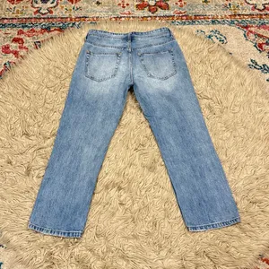 Free People We the Free button fly straight jeans size 28 thumbnail 5