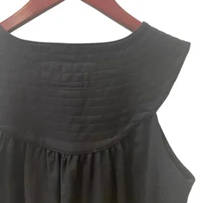 BB Dakota Nordstrom Retro Black Wool Shift Sleeveless Mini Dress Round Collar M thumbnail 5