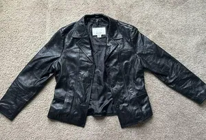 Women’s Black Leather Jacket by Wilson’s Leather thumbnail 1