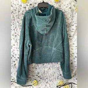Lululemon Scuba Oversized Hoodie *Velvet Cord Storm Teal sz m/l thumbnail 2