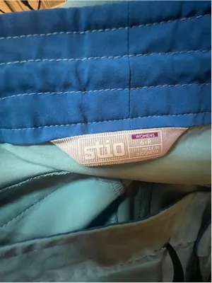 Stio Aqua Lightweight Outdoor Drawstring Hiking Pants With Logo Blue Size 6 thumbnail 4