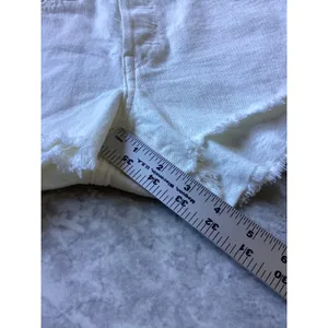 Levis 501 Original High Rise White Denim Cut Off Shorts 56327-0248 Womens W24 thumbnail 5