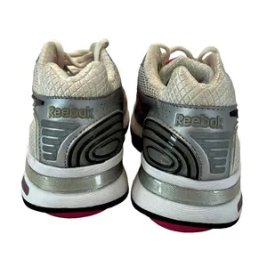 Reebok Women's Pink Gray Running Shoe J81691 059503 thumbnail 5