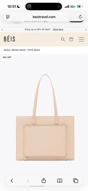 BEIS Work Tote Large thumbnail 3