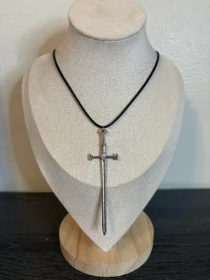 Handmade Silver Sword Necklace thumbnail 2