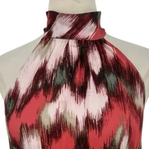 NWT Banana Republic Silky Twill Sleeveless Halter Midi Dress Size 6‎ Feminine thumbnail 10