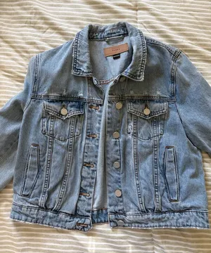 BLANK NYC Light Blue Denim Jacket thumbnail 1