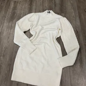 Steve Madden White Long Sleeve Sweater Dress thumbnail 8