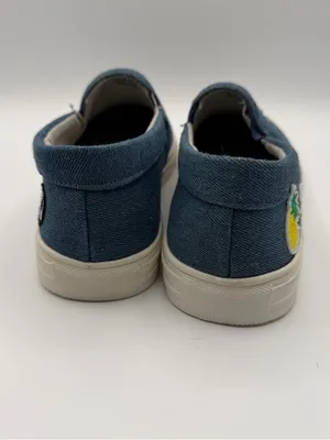 Vintage Havana Denim Patch Slip On Sneakers Women’s 8 Blue Embroidered thumbnail 4