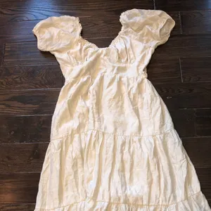 Forever 21 ivory color maxi dress size XLarge boho thumbnail 2