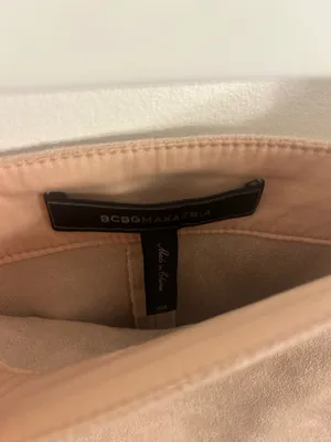 BCBG Suede Pink Mini Skirt thumbnail 4