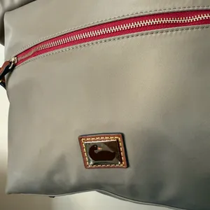 DOONEY & BOURKE WAYFARER BAG TAN HOBO BOHO 12x13”‎ 10” Handle Drop T thumbnail 9