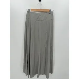 Modest Swim Skirt Built in Shorts Faux‎ Wrap Ruffle Midi Pull on Stretch Waist M thumbnail 2