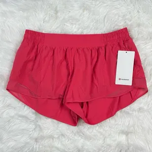Lululemon Hotty Hot Low Rise Lined Shorts 2.5" Glaze Pink Size 14 thumbnail 2
