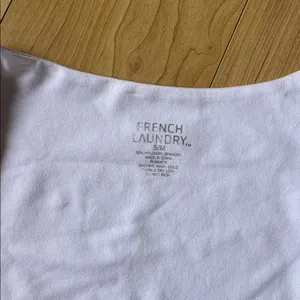 French Laundry White Tank Top thumbnail 2