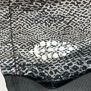 FP Movement The Way Home Shorts Silver Snakeskin Animal‎ Print Buckle XS thumbnail 2