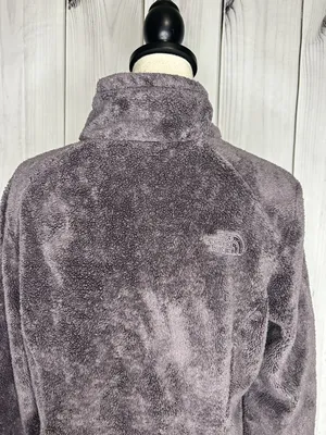 The North Face Jacket Women Sz M Purple Fleece Full Zip Osito Fuzzy Pile Logo thumbnail 9