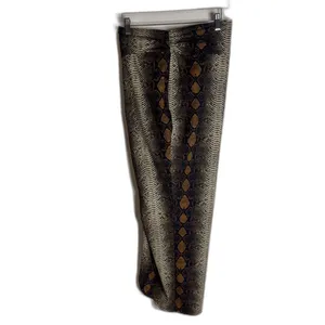 Skims coverup Skirt Womens Small Brown Snake Print Wrap High Waist Midi‎ Stretch thumbnail 8