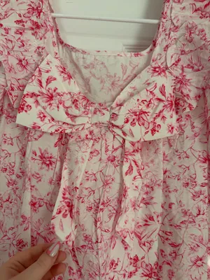 Boutique Top white and pink Size L thumbnail 3