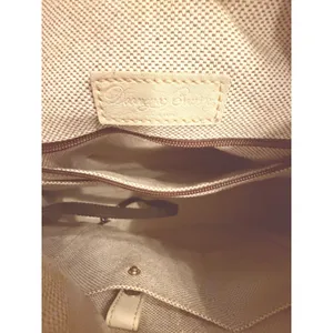 Dooney & Bourke Vintage Cream Pebbled Leather Hobo Shoulder‎ Bag Gold Hardware thumbnail 13