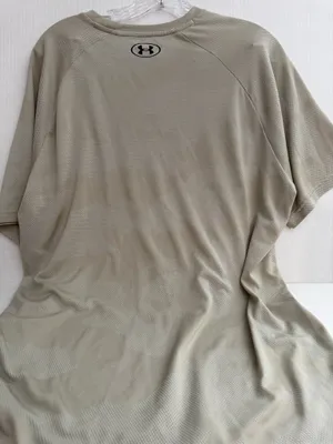 Under Armour Men’s Performance T-Shirt in Tan thumbnail 3