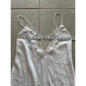 Ralph Montenero for Blanche Slip Nightgown Women Medium Ivory 1960s Vintage Lace thumbnail 5