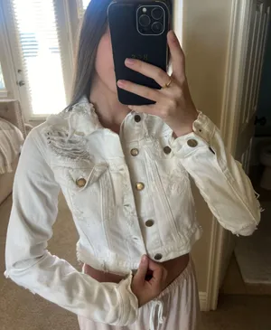 Carmar Cropped Denim Jacket thumbnail 1