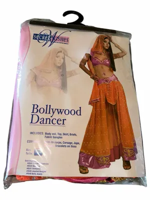 NWT womens Secret Wishes Sexy Bollywood Dancer Costume Halloween XS thumbnail 7