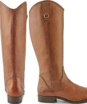 Frye Marissa Medallion inside zip Tall boot Color: Cognac Size 8.5 NIB thumbnail 1
