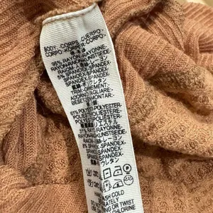 Free People We The Free Tan Thermal Oversized Top Women’s Medium thumbnail 4