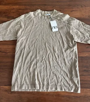 Men’s Zara tan shirt  thumbnail 1