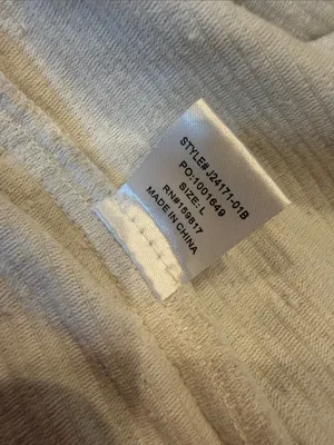 Altar'd State Off White Cropped Trucker Corduroy Jacket Large - C66-004 thumbnail 10