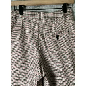 Maeve Anthropologie Avery Pleated Wide Leg Plaid Trousers Pants Size 0 Preppy thumbnail 4