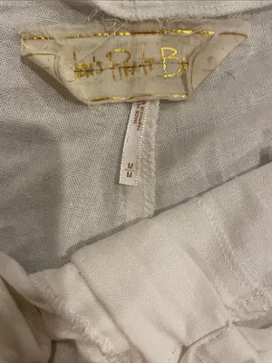 Jen's Pirate Booty White Sailor-Button Wide Leg Pants thumbnail 3