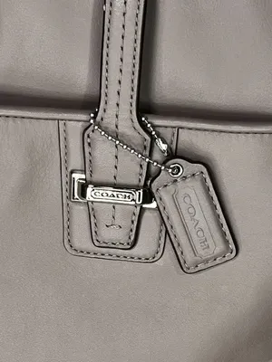 COACH Taylor Alexis Leather Lavendar Carryall Shopper Tote Bag Purse F25205 thumbnail 4