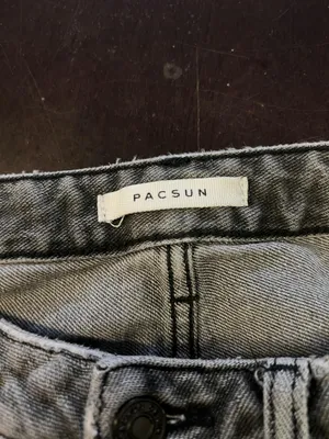 PacSun 90s Boyfriend Jeans Womens 27 Charcoal Gray High Rise Distressed Denim thumbnail 7